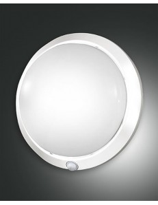 FABAS LUCE: Armilla plafoniera in policarbonato Ø30 sensore presenza bianco in offerta