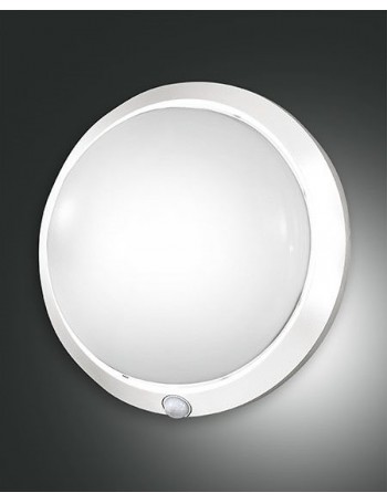 FABAS LUCE: Armilla plafoniera in policarbonato Ø30 sensore presenza bianco in offerta