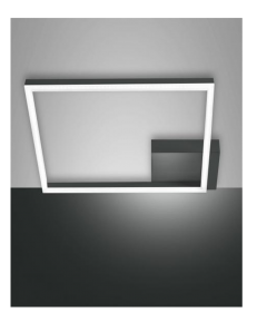 FABAS LUCE: Bard plafoniera LED quadrata moderna dimmerabile antracide in offerta