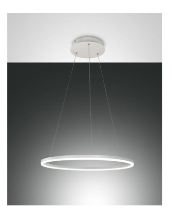 FABAS LUCE: Giotto sospensione LED anello dimmerabile bianco 36w in offerta