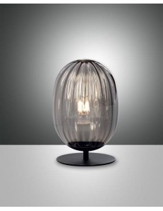 FABAS LUCE: Infinity lampada Tavolo vetro fume ovale Ø18 in offerta