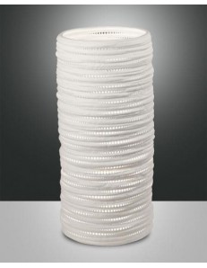 Marbella lampada Tavolo ceramica bianco cilindro Ø16 2
