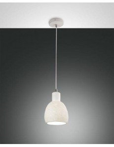FABAS LUCE: Marina Sospensione ceramica bianco Ø15 in offerta