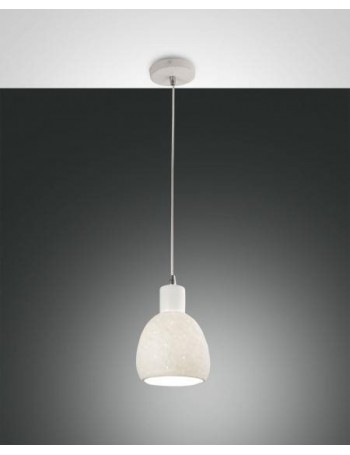FABAS LUCE: Marina Sospensione ceramica bianco Ø15 in offerta