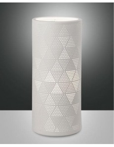 Micol lampada Tavolo Ø12 ceramica bianco 2