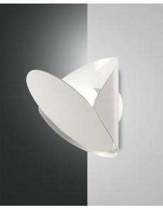 FABAS LUCE: Shield applique metallo bianco led dimmerabile 14 watt in offerta