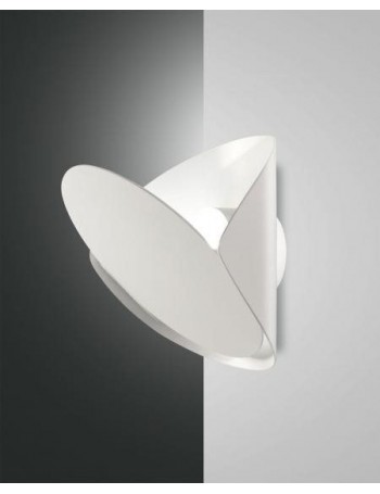 FABAS LUCE: Shield applique metallo bianco led dimmerabile 14 watt in offerta