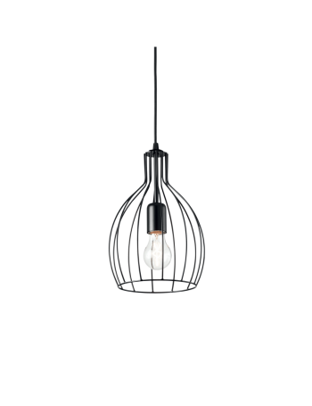 IDEAL LUX: Ampolla-2 sp1 lampadario contemporaneo metallo decorato nero in offerta