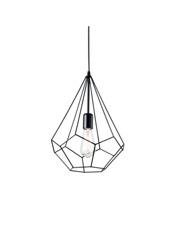 IDEAL LUX: Ampolla-3 sp1 lampadario contemporaneo metallo diamante nero in offerta