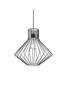 IDEAL LUX: Ampolla-4 sp1 lampadario metallo minimal nero in offerta