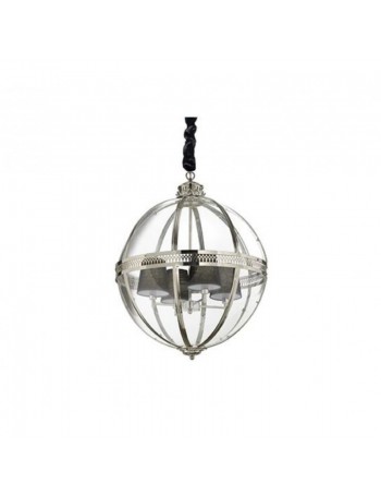 IDEAL LUX: World sp4 cromo lampadario 4 luci contemporaneo in offerta