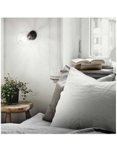 IDEAL LUX: Winery ap1 nero applique in ceramica in offerta