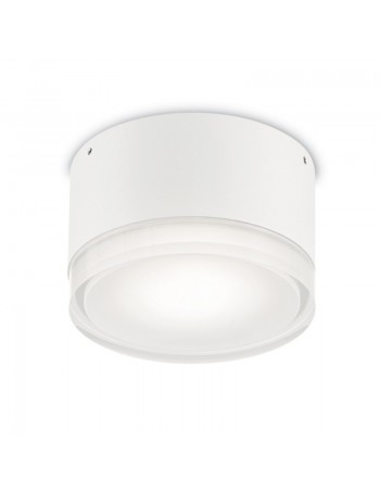 IDEAL LUX: Urano PL1 Plafoniera da esterno Led gx53 small bianco IP44 in offerta