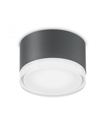 IDEAL LUX: Urano PL1 Plafoniera da esterno Led gx53 small antracite IP44 in offerta