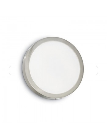 IDEAL LUX: Universal Round Plafoniera applique Led 24w nickel in offerta