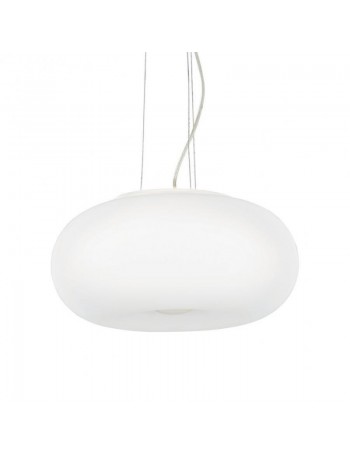 IDEAL LUX: Ulisse sp3 sospensione moderna vetro bianco rotonda ø52 in offerta