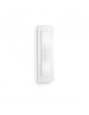 IDEAL LUX: Tudor ap2 applique 2 luci in vetro rettangolare in offerta