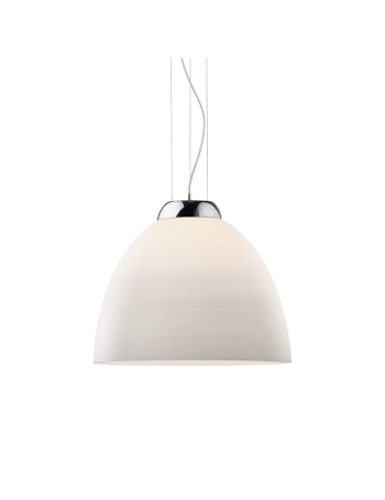 IDEAL LUX: Tolomeo sp1 sospensione moderna in vetro bianco cupola cucina in offerta