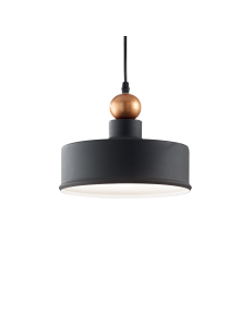 IDEAL LUX: Triade-2 sospensione in metallo grigio rotonda ø24 cm in offerta