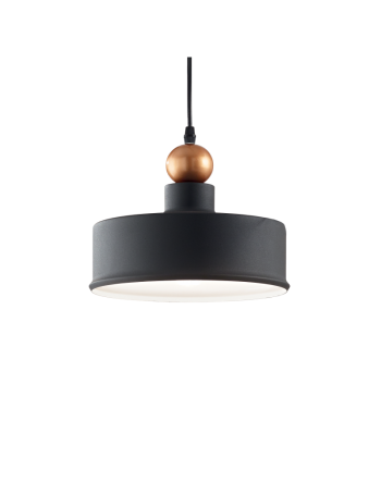 IDEAL LUX: Triade-2 sospensione in metallo grigio rotonda ø24 cm in offerta