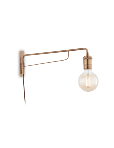 IDEAL LUX: Triumph ap1 applique stile rustico ottone in offerta