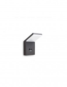 IDEAL LUX: Style ap1 applique led da esterno antracite con sensore LED IP54 in offerta