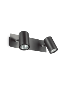 IDEAL LUX: Spot ap2 applique 2 luci moderno nero in offerta