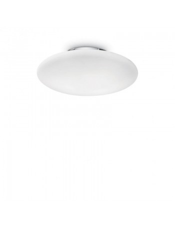 IDEAL LUX: Smarties Plafoniera moderna bianco PL3 Ø50 vetro in offerta