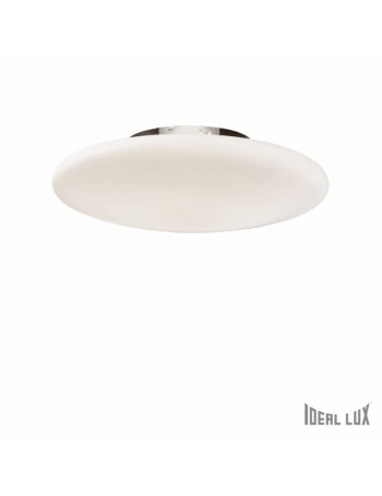 IDEAL LUX: Smarties Plafoniera moderna bianco PL3 Ø60 vetro in offerta