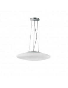 IDEAL LUX: Smarties Sospensione moderna bianco SP3 Ø40 vetro in offerta