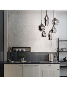 IDEAL LUX: Soft SP6 Sospensione moderna 6 luci vetro fumè in offerta 2