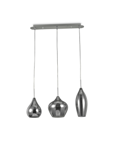 IDEAL LUX: Soft SP3 Sospensione moderna 3 luci vetro fumè in offerta