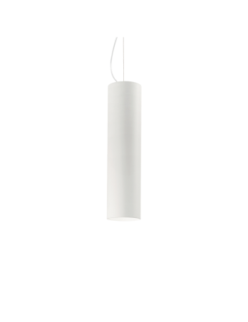 IDEAL LUX: Tube sp1 big Ø 9 sospensione cilindro led bianco cucina soggiorno in offerta