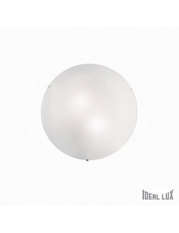 IDEAL LUX: Simply PL2 Plafoniera rotonda Ø30 bianca in offerta