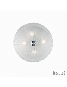 IDEAL LUX: Shell PL3 Plafoniera rotonda Ø50 vetro trasparente in offerta