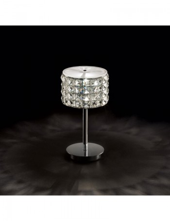 IDEAL LUX: Roma TL1 Lumetto in vetro e cristalli cromo in offerta