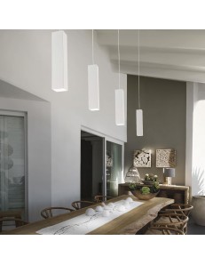 IDEAL LUX: Sky SP1 Sospensione moderna bianco quadrato in offerta
