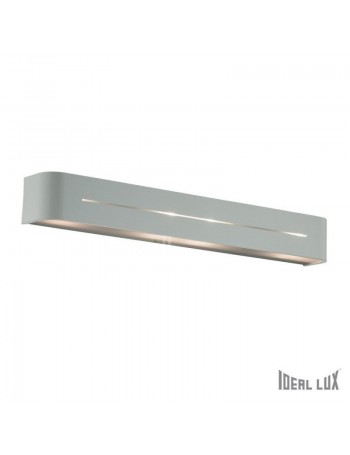 IDEAL LUX: Posta ap4 applique in alluminio 62x8 cm bianco rettangolare in offerta