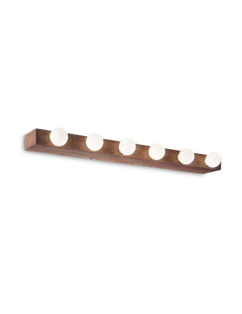 IDEAL LUX: Prive' ap6 applique da specchio 6 luci cortene in offerta