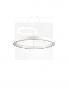 IDEAL LUX: Oracle sp1 sospensione anello led ø70 cm bianco in offerta