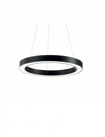 IDEAL LUX: Oracle sp1 sospensione anello led ø70 cm nero in offerta