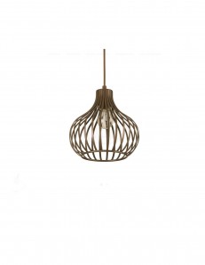 IDEAL LUX: Onion sospensione in metallo marrone ø23 cm in offerta