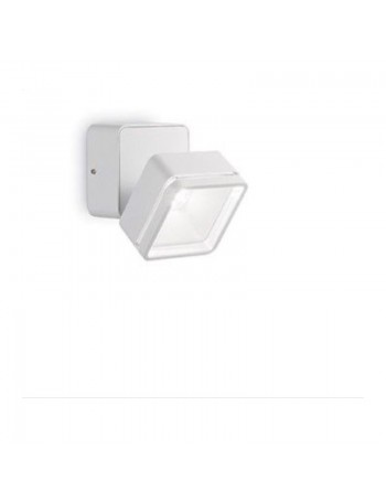 IDEAL LUX: Omega square ap1 faretto spot led da esterno bianco IP54 in offerta