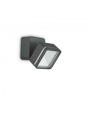 IDEAL LUX: Omega square ap1 faretto spot led da esterno antracite IP54 in offerta