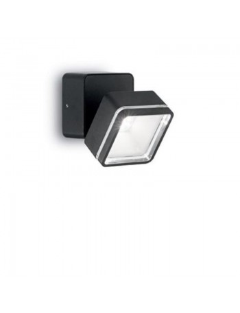 IDEAL LUX: Omega square ap1 faretto spot led da esterno nero IP54 in offerta