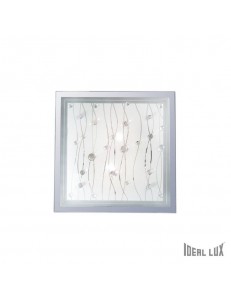 IDEAL LUX: Ocean pl2 plafoniera quadrata in vetro trasparente in offerta