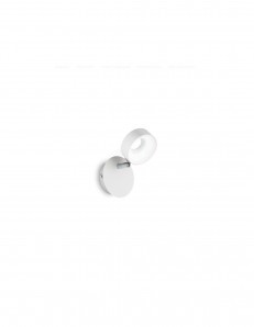 IDEAL LUX: Oby ap1 applique faretto spot led orientabile in offerta