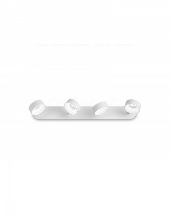 IDEAL LUX: Oby pl4 applique plafoniera 4 luci led orientabili in offerta