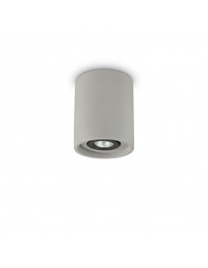 IDEAL LUX: Oak pl1 round plafone faretto da soffitto in cemento in offerta