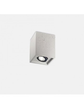 IDEAL LUX: Oak pl1 square plafone faretto da soffitto in cemento in offerta